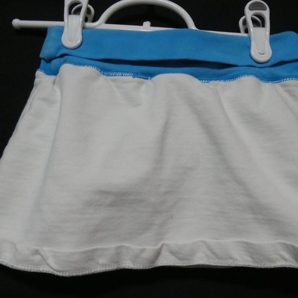 LA SENZA GIRL | large | White Skorts With Blue Waistband, Drawstring and Flower - Picture 9 of 12